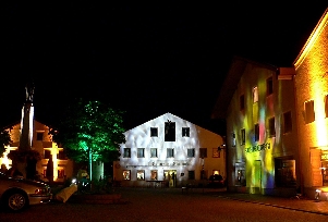 lichtkunst am marktplatz (juli 2007)